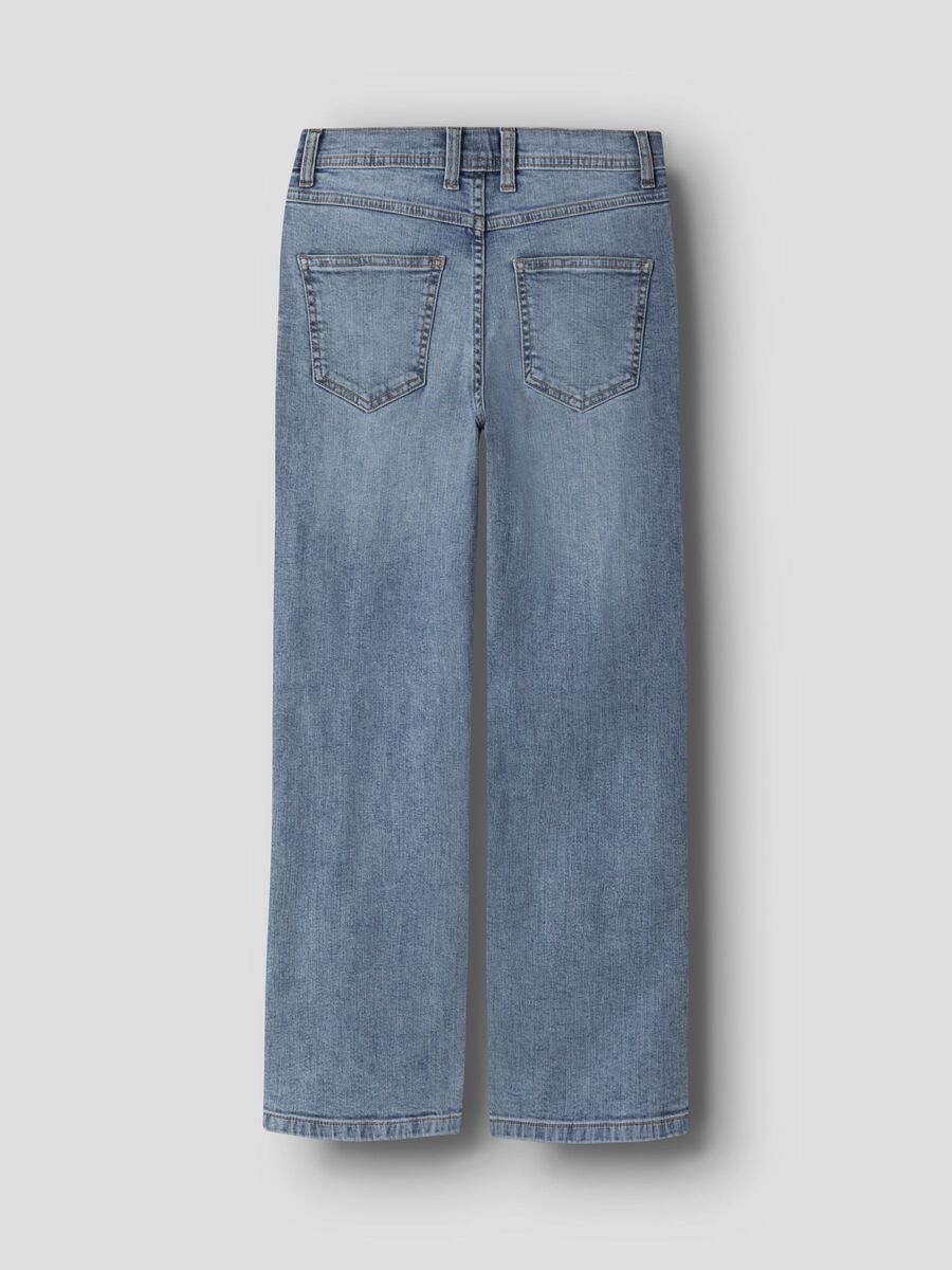 Carousel image 4 STRAIGHT FIT JEANS, Medium Blue Denim