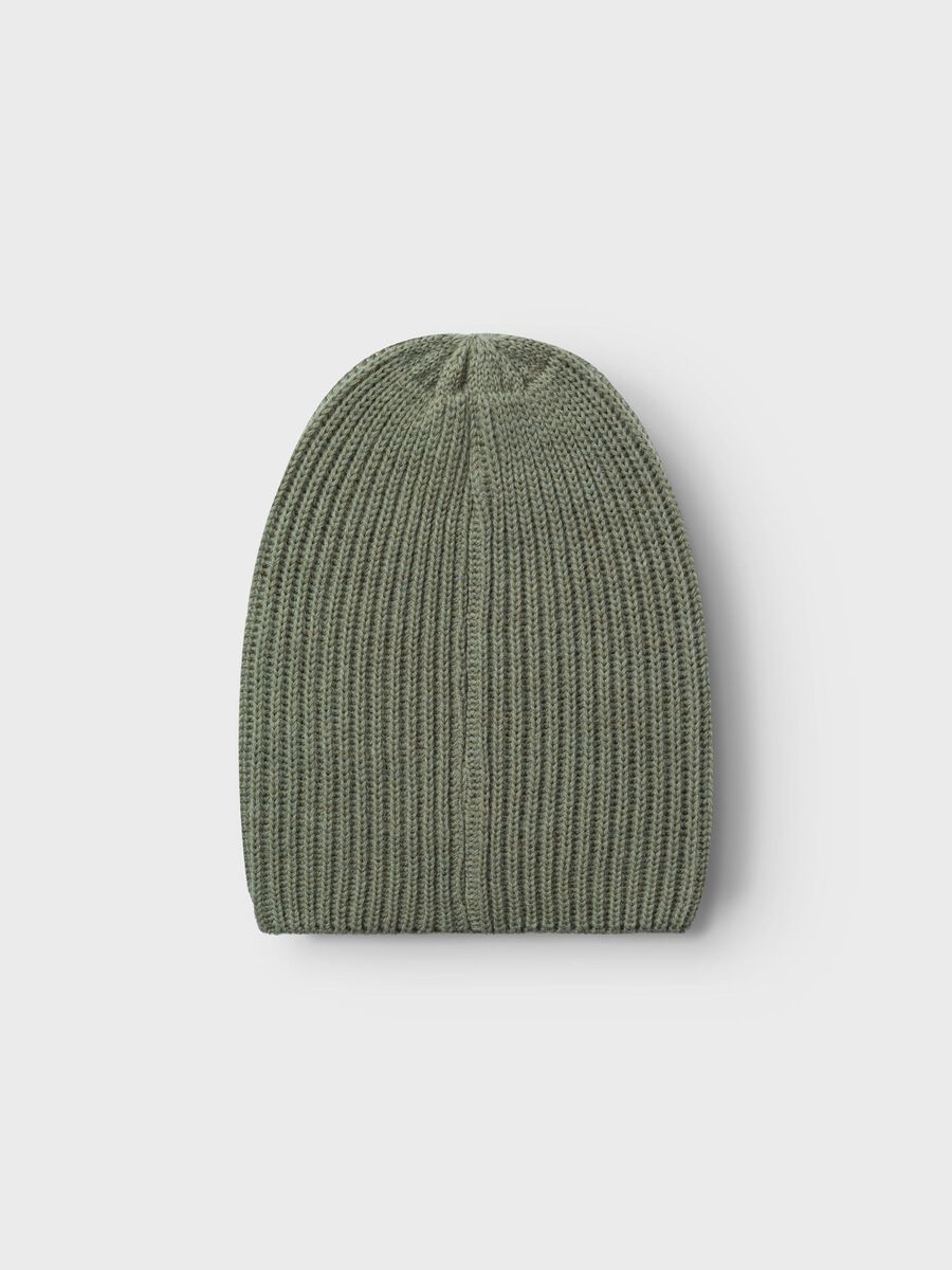 Name it MERINO WOOL BEANIE, Vetiver, highres - 13215013_Vetiver_003.jpg