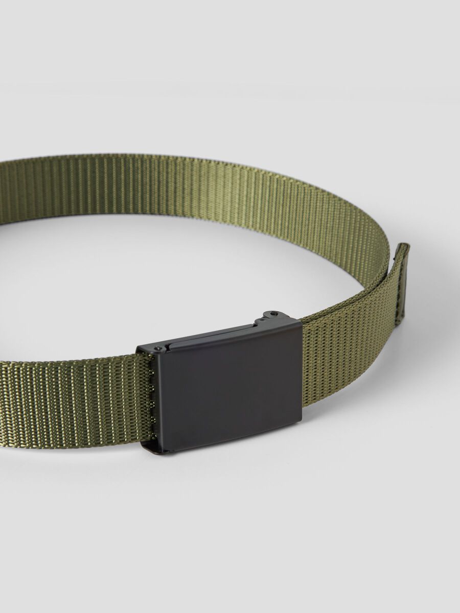Carousel image 3 BUCKLE BELT, Olive Night
