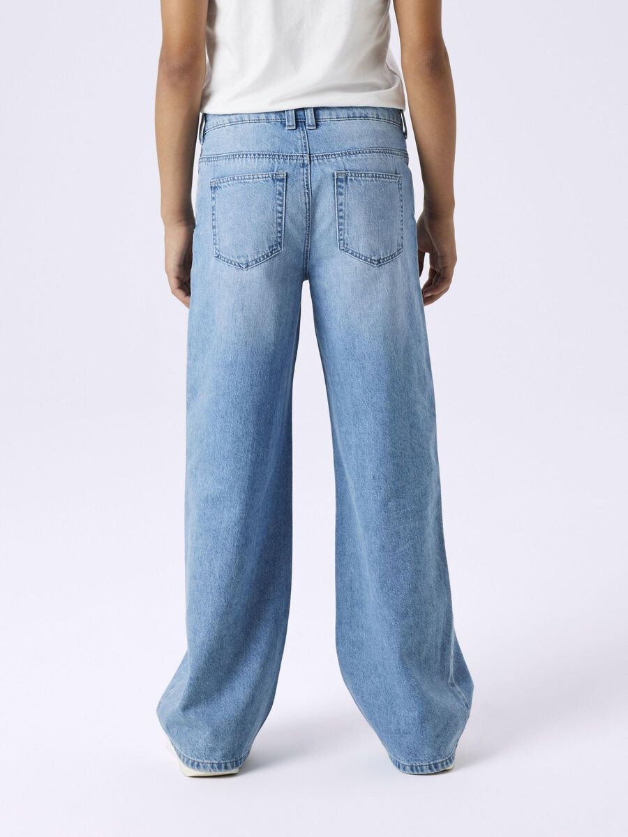 Carousel image 2 WIDE FIT JEANS, Light Blue Denim