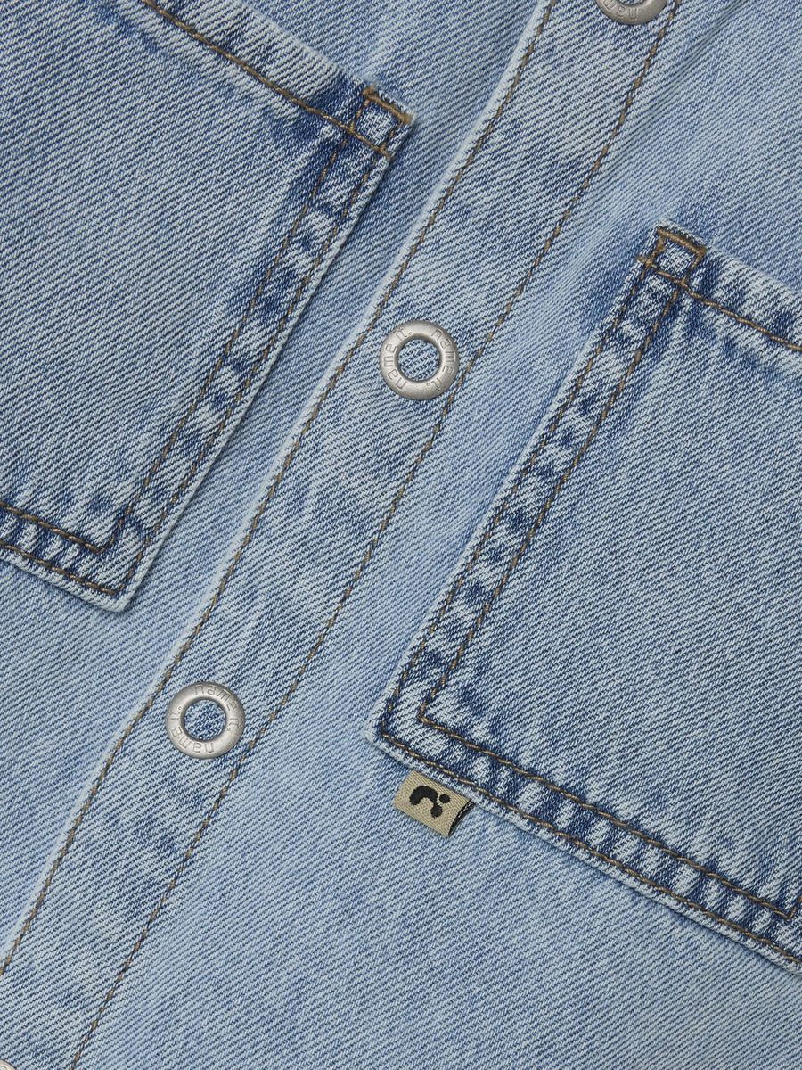 name it REGULAR FIT DENIM SHIRT, Light Blue Denim, highres - 13237055_LightBlueDenim_005.jpg