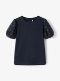 Name it DOTTED PUFF SLEEVE T-SHIRT, Dark Sapphire, highres - 13189039_DarkSapphire_003.jpg