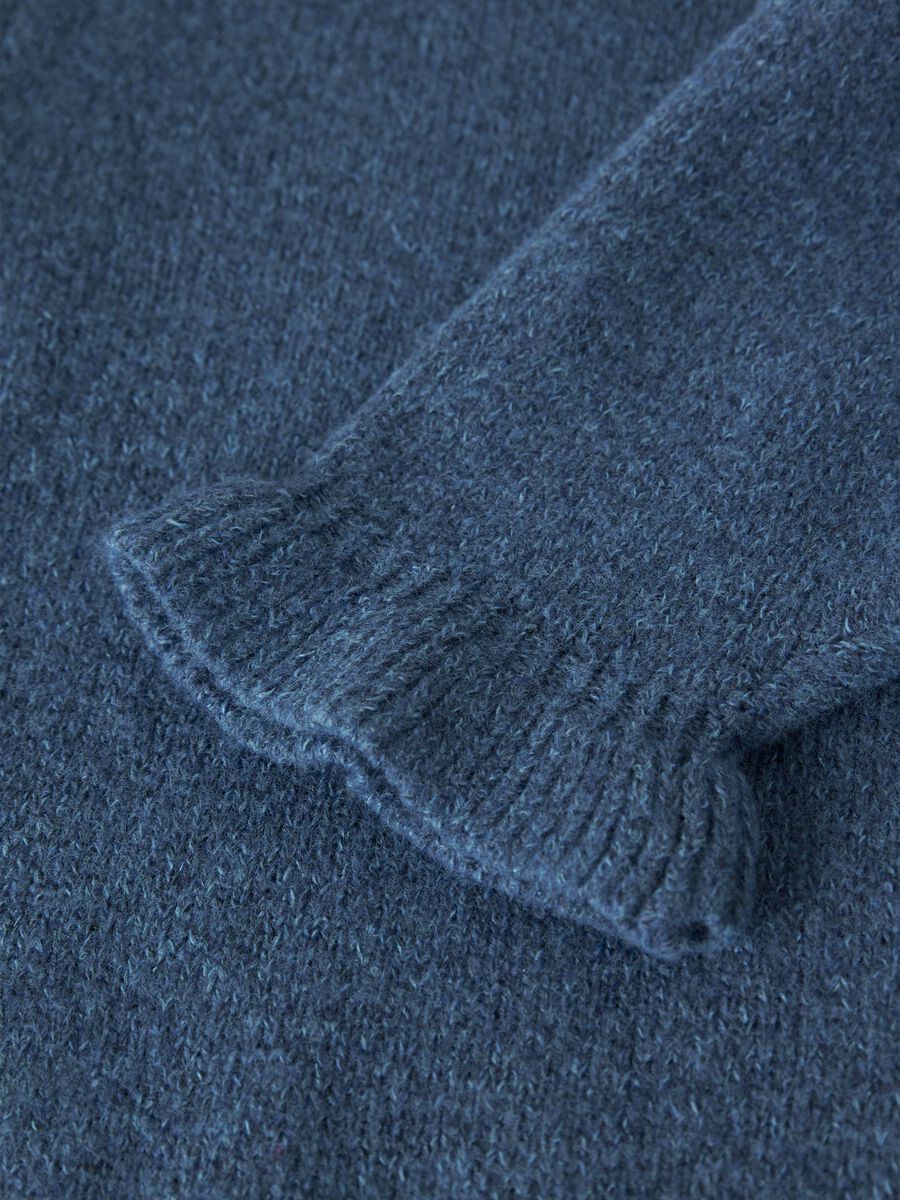 Carousel image - KNITTED PULLOVER, Vintage Indigo | 5