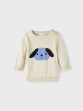 Name it TEDDY BEAR KNITTED PULLOVER, Peyote Melange, highres - 13207111_PeyoteMelange_003.jpg