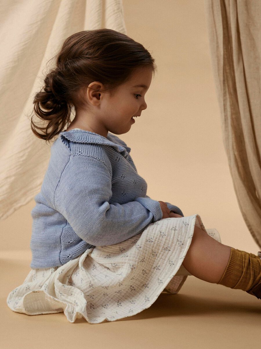 Product carousel image - REGULAR FIT STRIKTRØJE, Zen Blue | 2