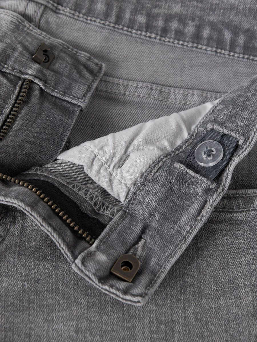 Carousel image 5 WIDE FIT JEANS, Medium Grey Denim
