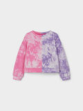 Product image thumbnail - GECROPT TIE-DYE SWEATSHIRT, Cyclamen | 1