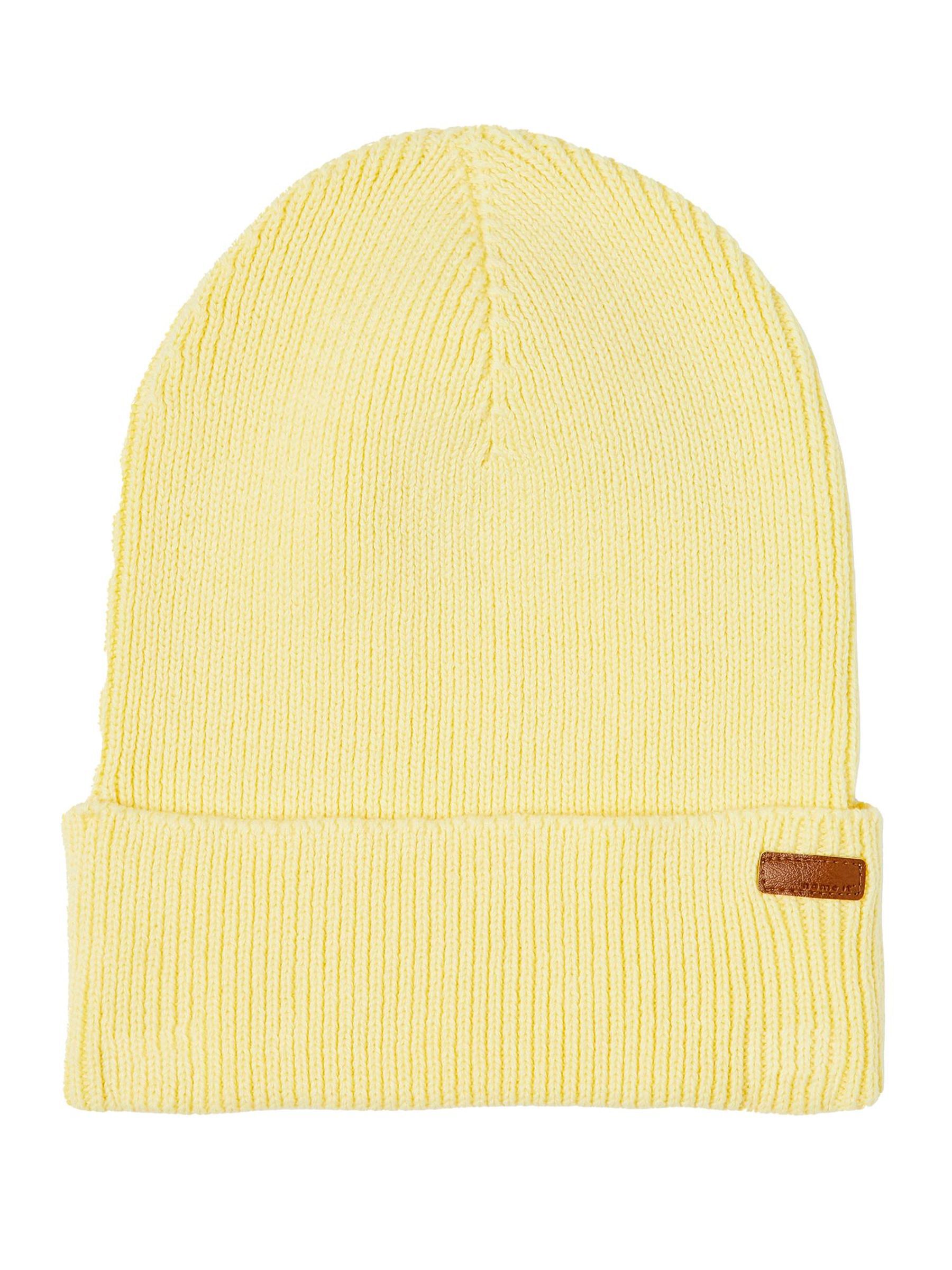 KNITTED BEANIE (Yellow) from name it 
