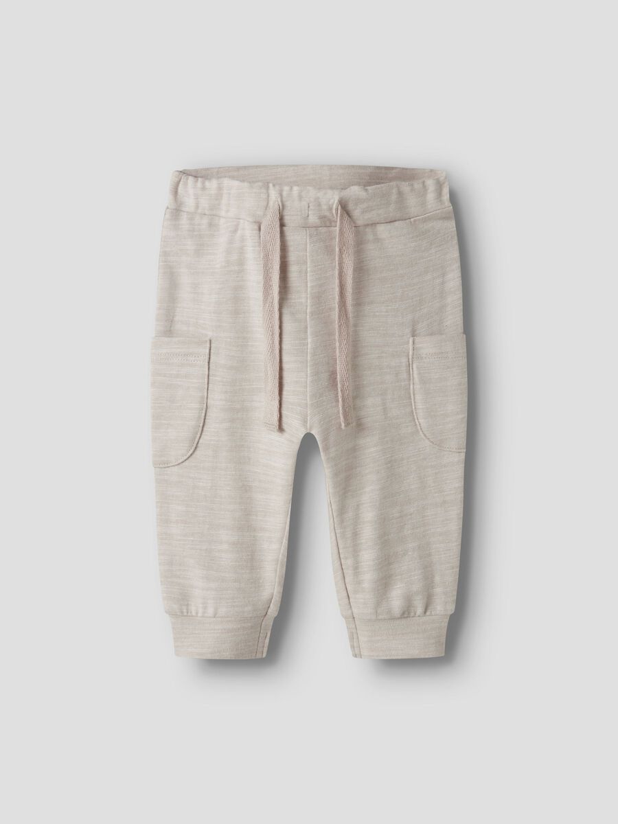 Product carousel image - ORGANIC COTTON TROUSERS, Chateau Gray | 1
