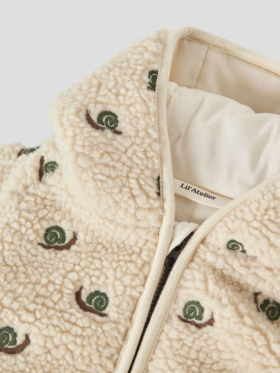 Carousel image 3 SHERPA TEDDY JACKET, Turtledove