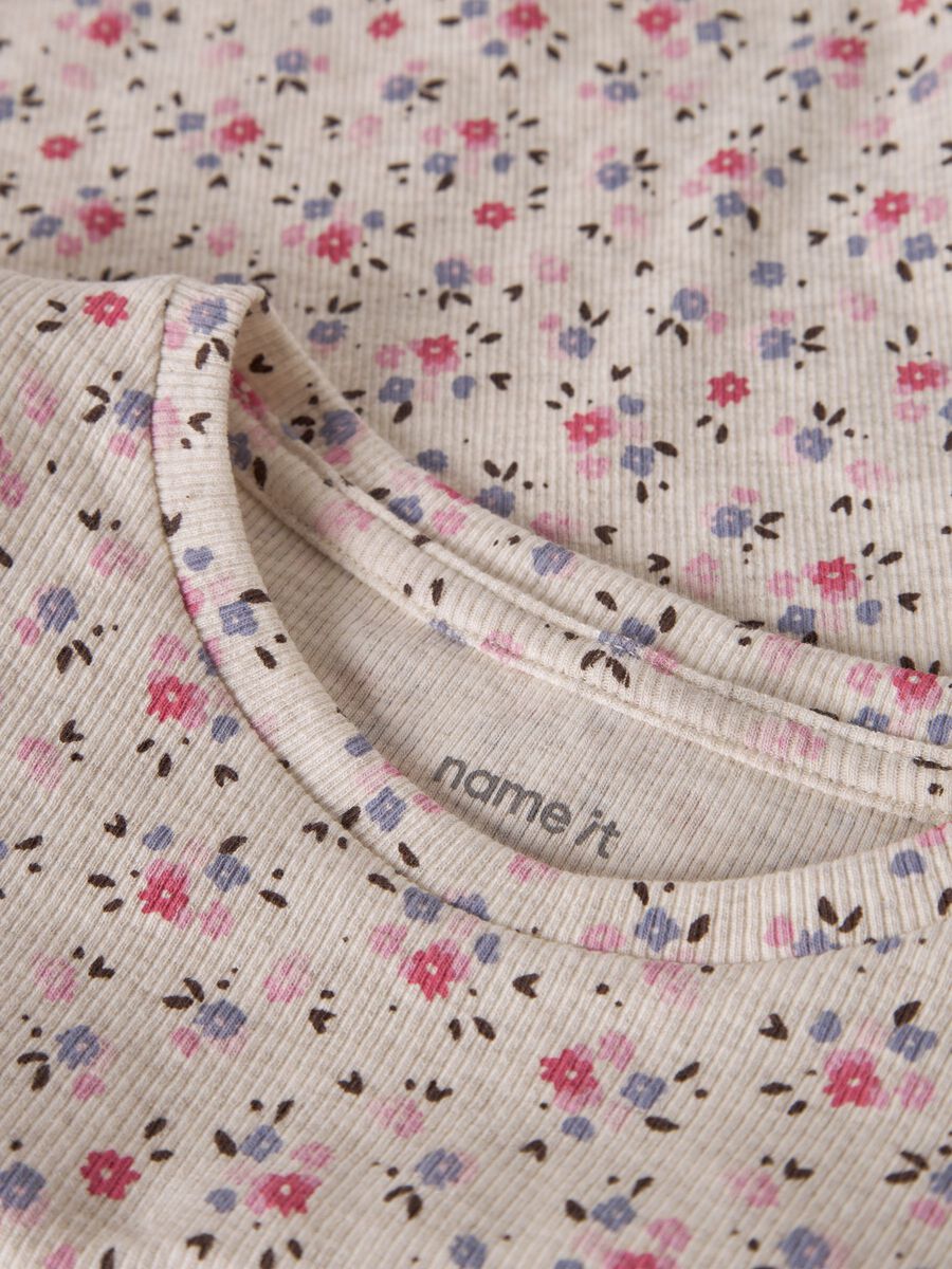 Product carousel image 2 TOP A MANICHE LUNGHE, Peyote Melange