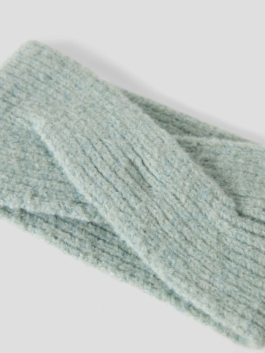 Carousel image 3 KNITTED HEADBAND, Iceberg Green