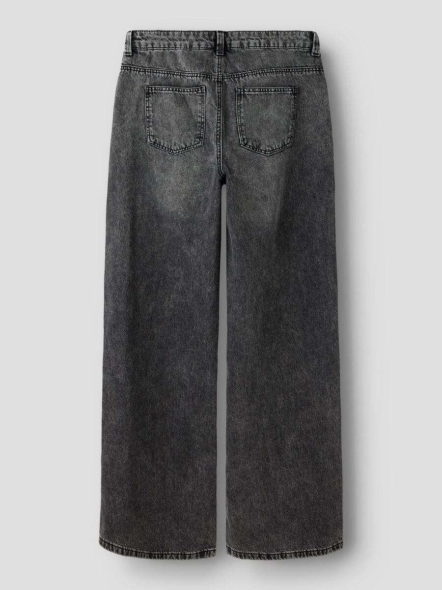 Carousel image 3 WIDE FIT JEANS, Dark Grey Denim
