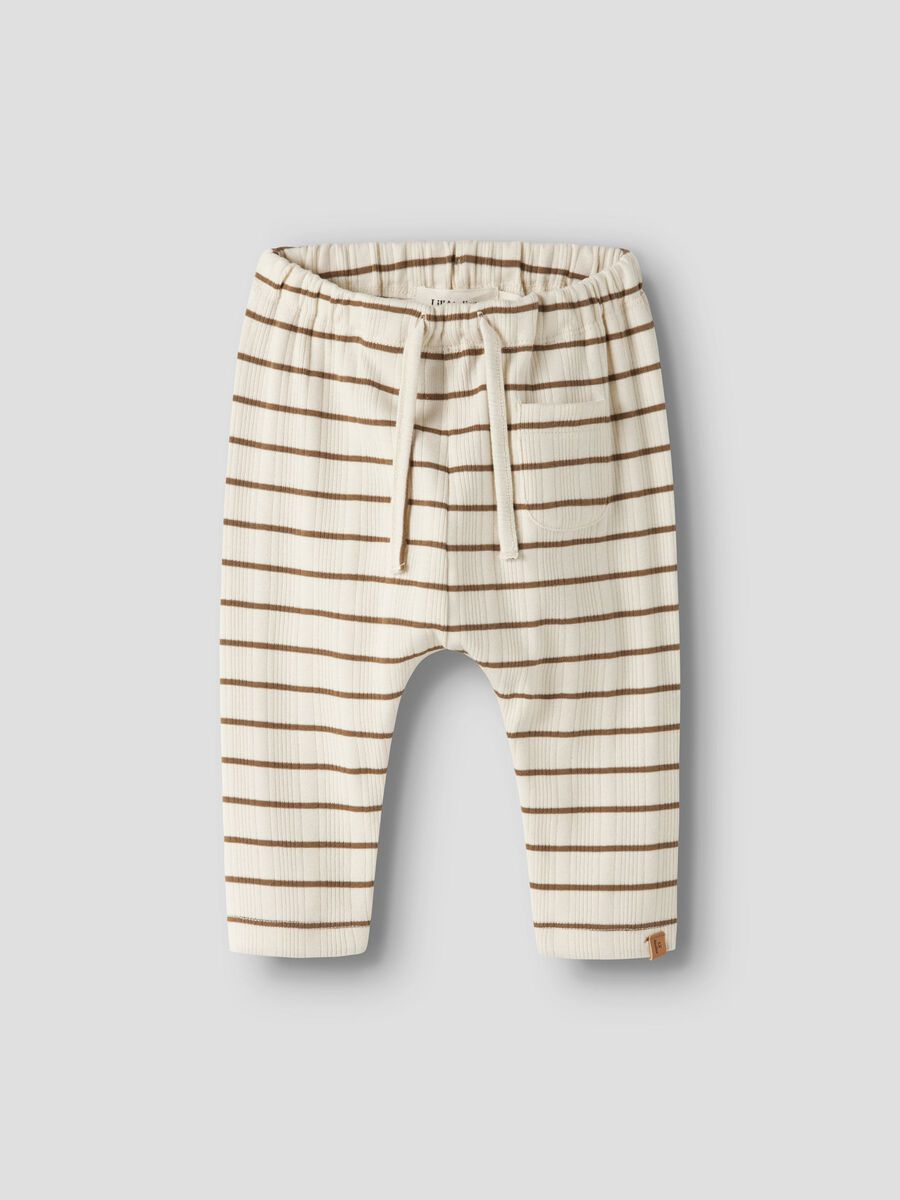 Product carousel image - ORGANIC COTTON TROUSERS, Turtledove | 1