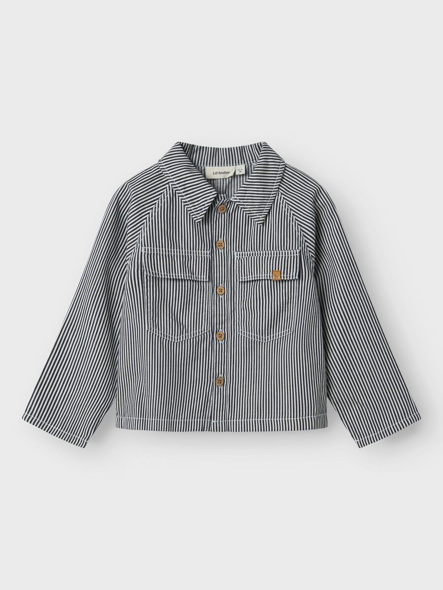 name it LOOSE FIT OVERSHIRT, Dark Blue Denim, highres - 13245741_DarkBlueDenim_1203505_003.jpg