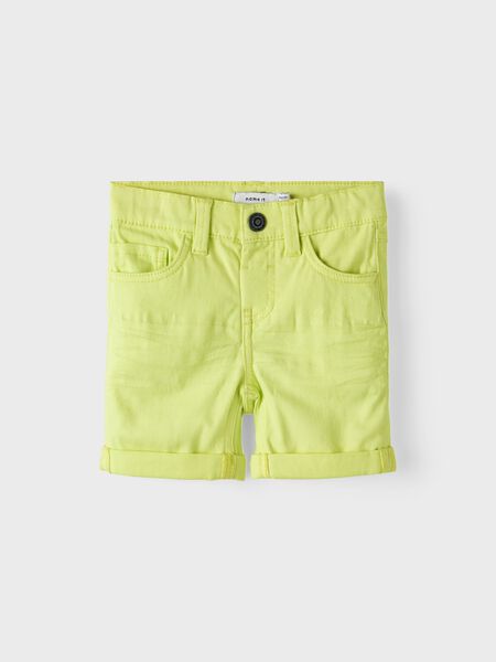 Name it SLIM FIT COTTON TWILL SHORTS, Sunny Lime, highres - 13187086_SunnyLime_003.jpg