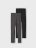 name it 2 PACK LEGGINGS, Dark Grey Melange, highres - 13205781_DarkGreyMelange_946487_003.jpg