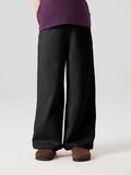 Product image thumbnail - &Agrave; JAMBES LARGES JOGGING EN MOLLETON, Black | 2