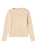 Name it LONG SLEEVED KNITTED PULLOVER, Birch, highres - 13234730_Birch_001.jpg