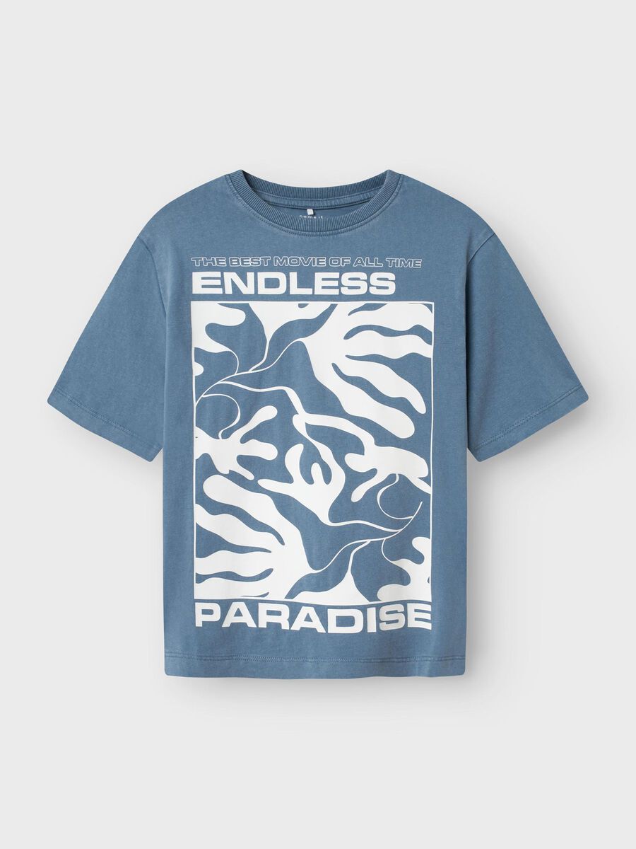 name it BIO-BAUMWOLL T-SHIRT, Blue Mirage, highres - 13242815_BlueMirage_003.jpg