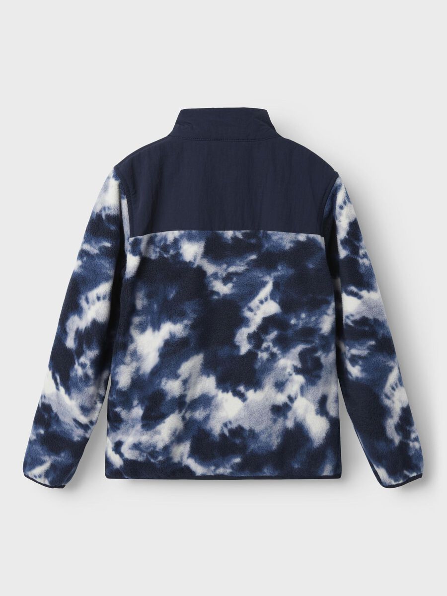 name it PRINTED FLEECE JACKET, Dark Sapphire, highres - 13237876_DarkSapphire_002.jpg