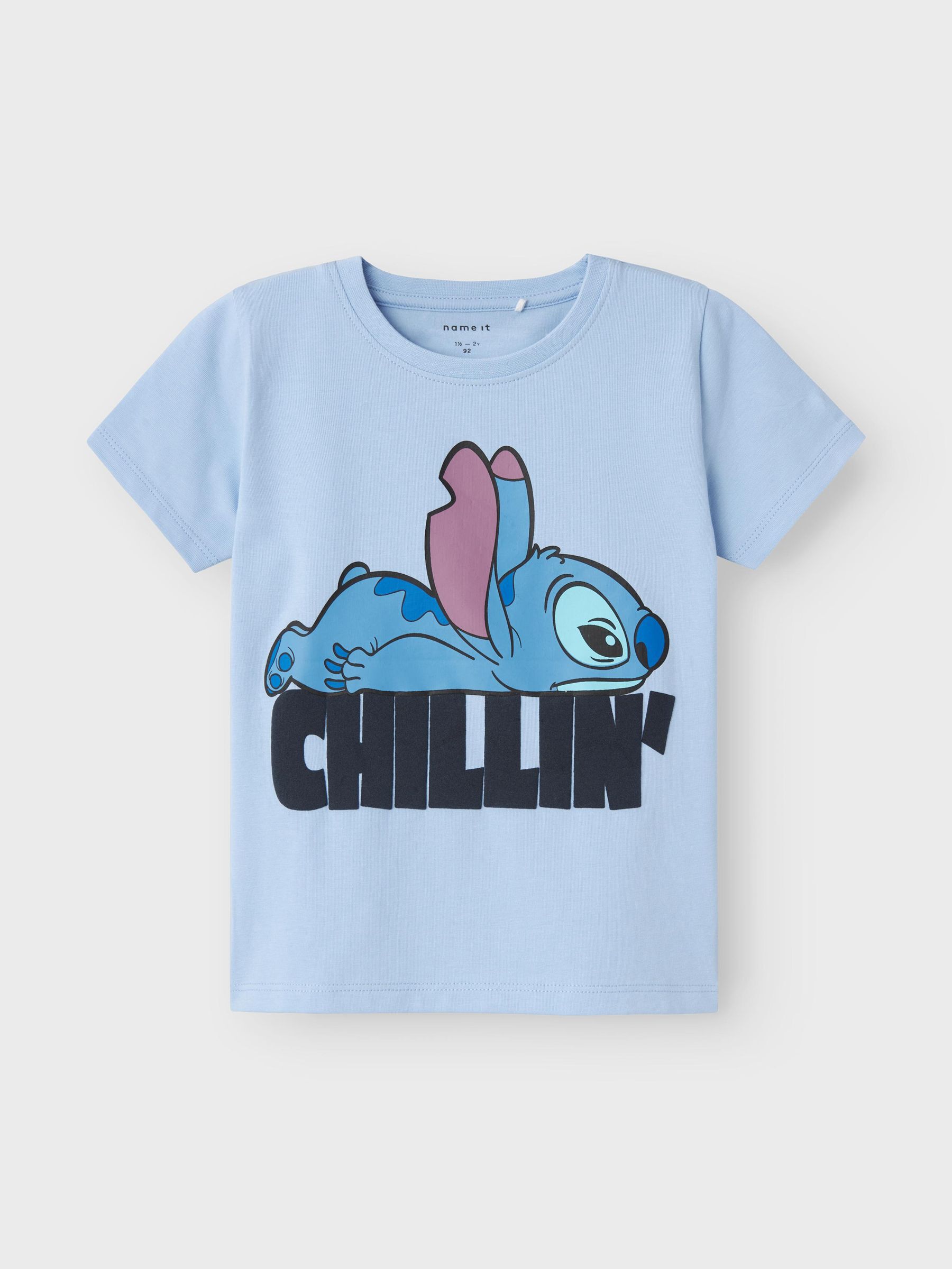 STITCH T SHIRT Toddler Boys Blue NAME IT UK