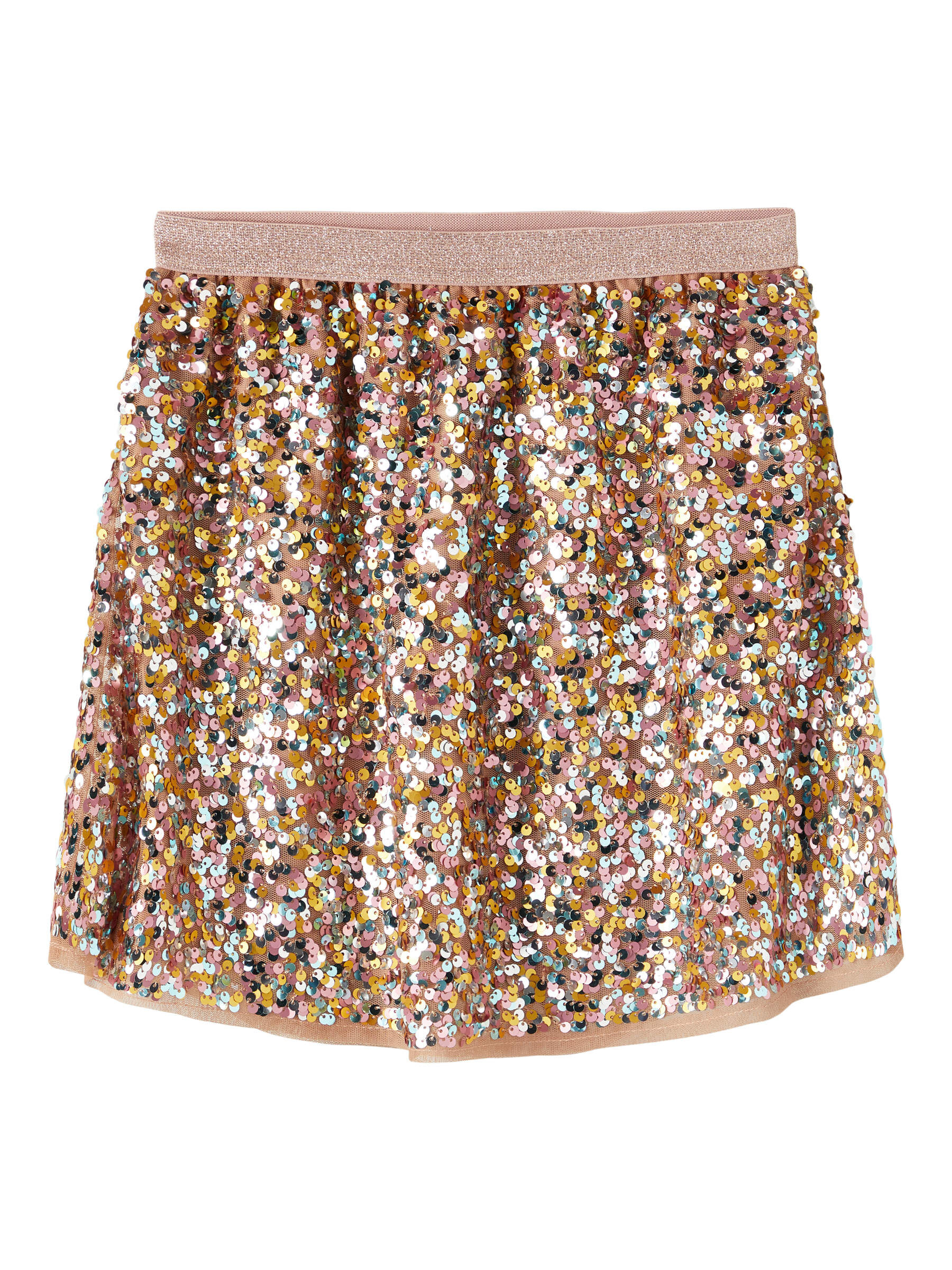 Sequin skirt elastic waist discount