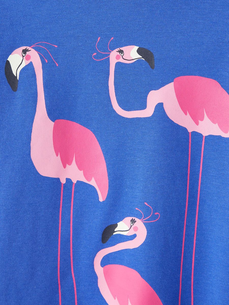 Carousel image - FLAMINGO T-SHIRT, Dazzling Blue | 3