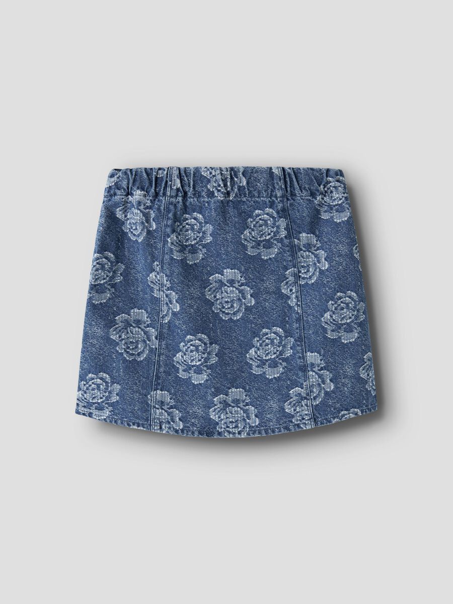 Carousel image 4 DENIM SKIRT, Medium Blue Denim
