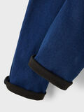 Product image thumbnail - FLEECE REGULAR FIT JEANS, Dark Blue Denim | 5
