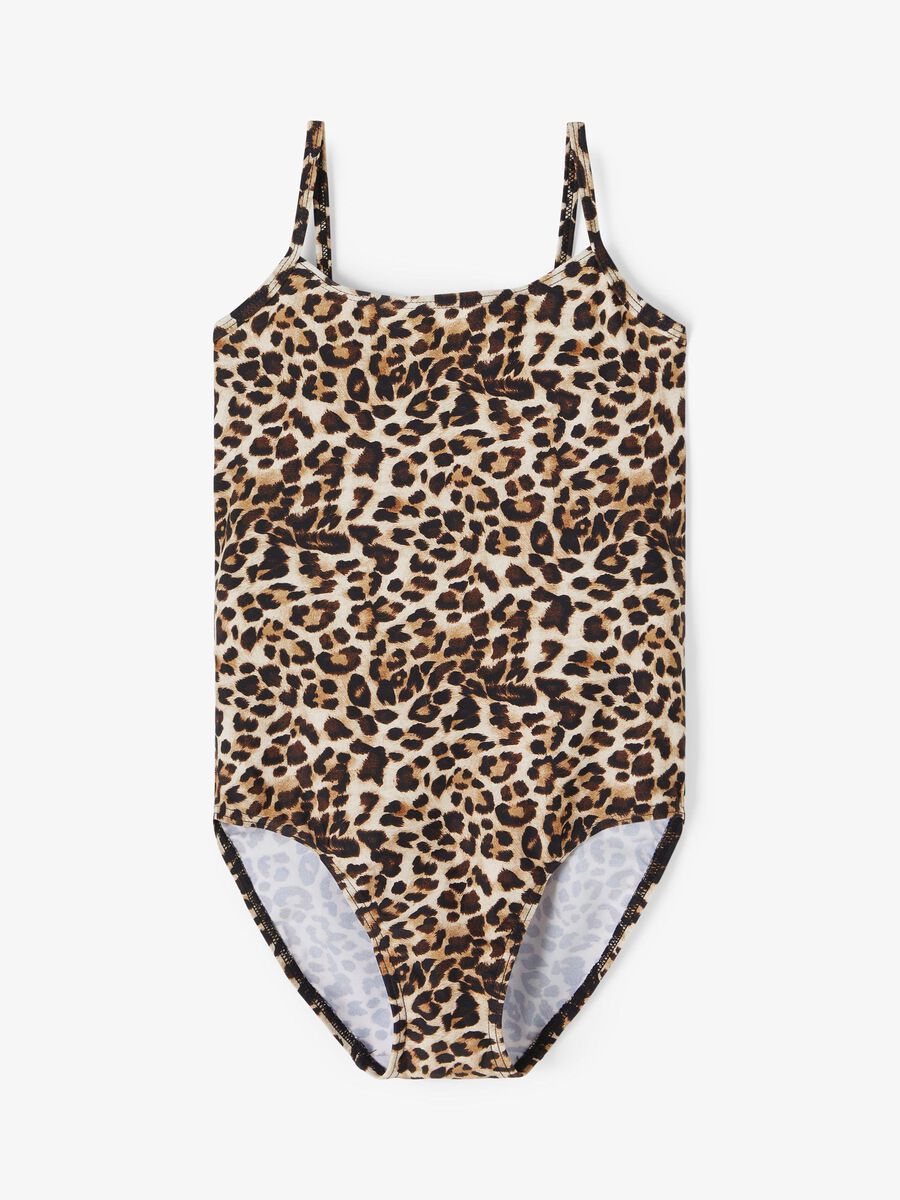 Name it LEOPARD PRINT SWIMSUIT, Black, highres - 13189135_Black_003.jpg