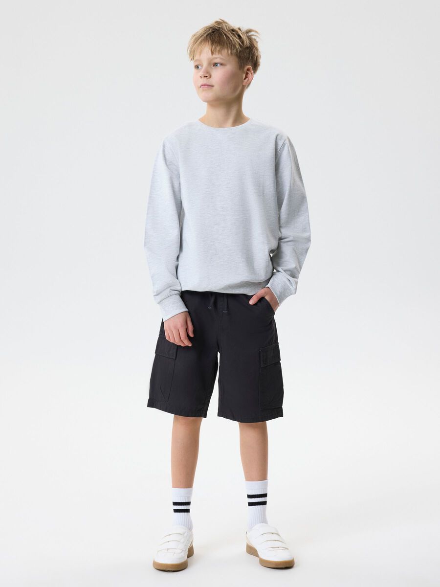 Product carousel image 2 UNBRUSHED SWEATSHIRT, Light Grey Melange