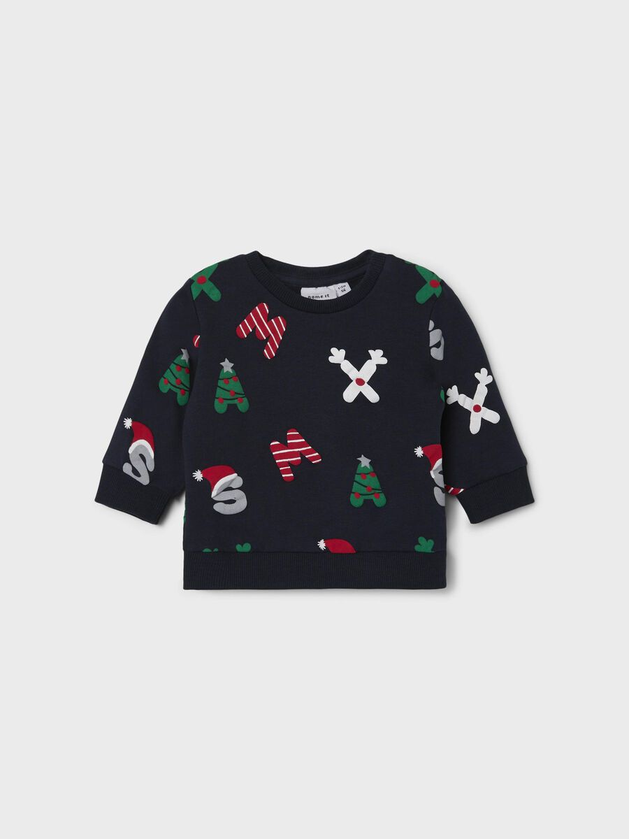 CHRISTMAS SWEATSHIRT - Baby | Blue | NAME IT® France