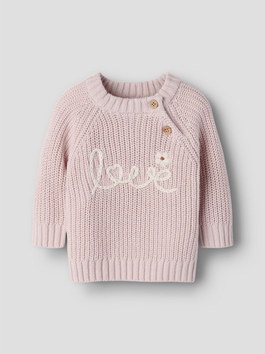 Product carousel image 1 REGULAR FIT KNITTED PULLOVER, Hushed Violet