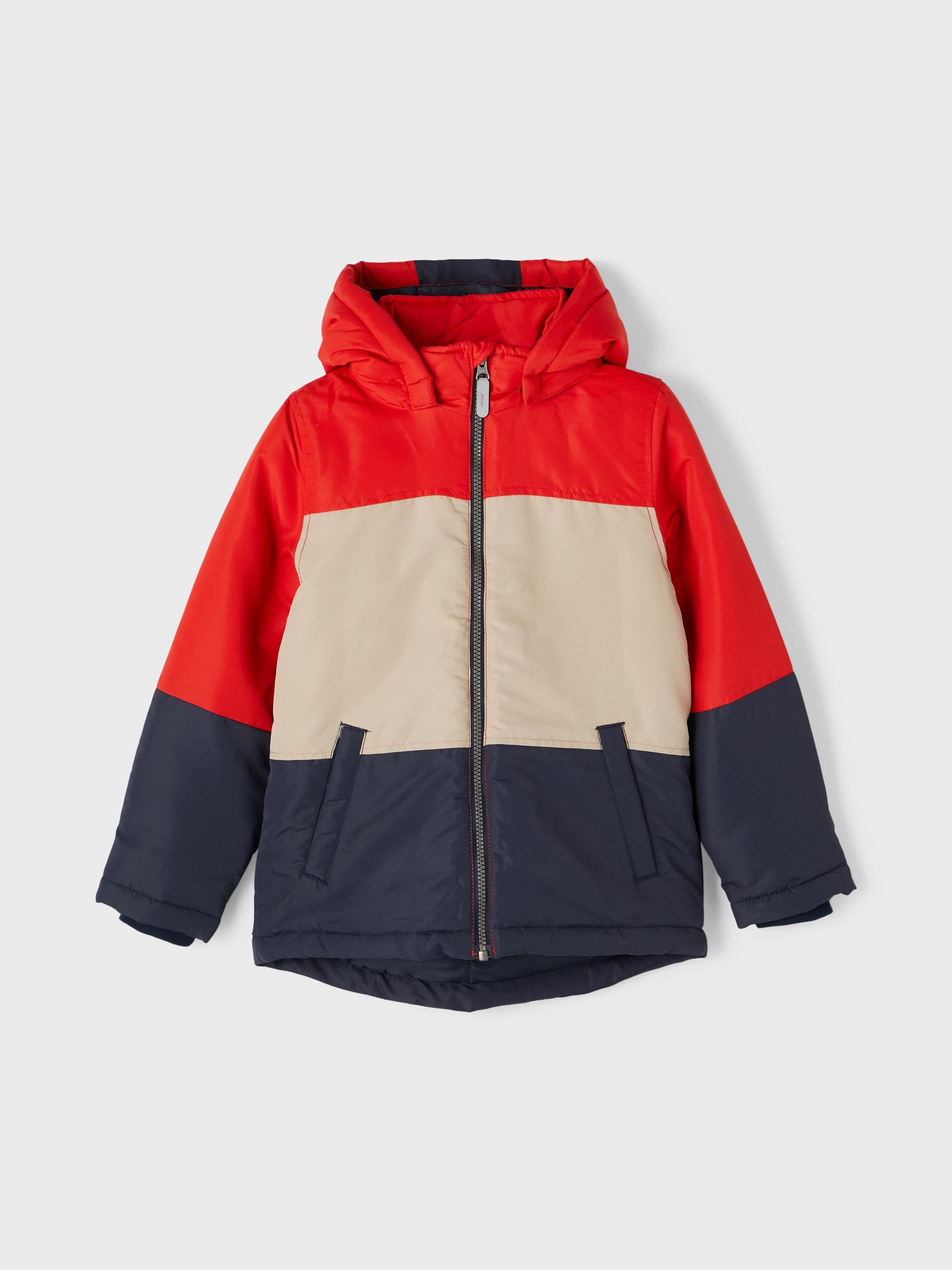Color block discount winter jacket