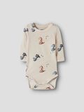 Product image thumbnail - PRINTED ROMPER, Peyote Melange | 1