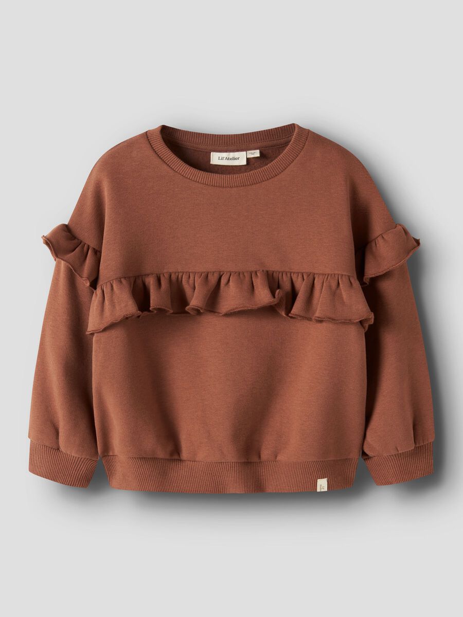 Product carousel image - LOOSE FIT SWEATSHIRT, Maple Syrup | 2