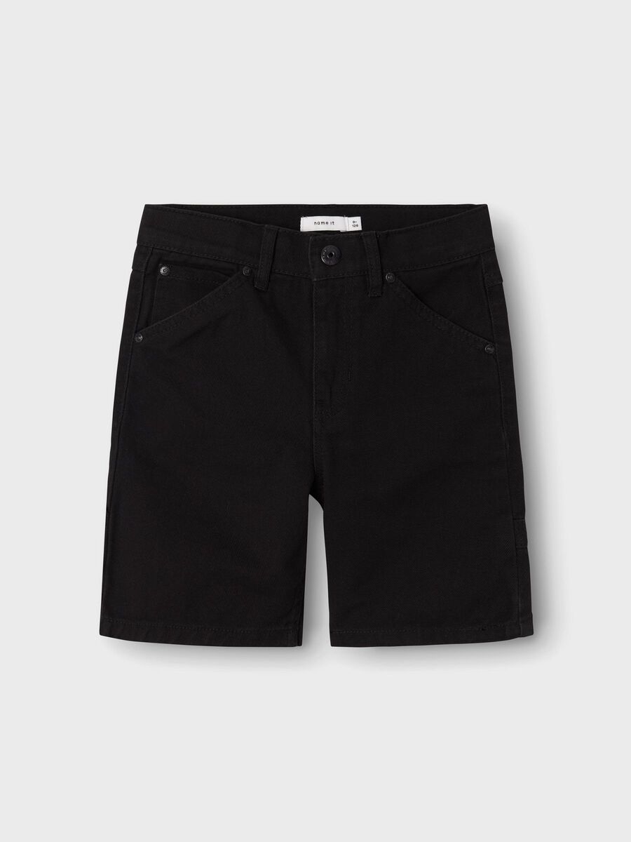 Product carousel image 1 REGULAR FIT SHORTS, Black