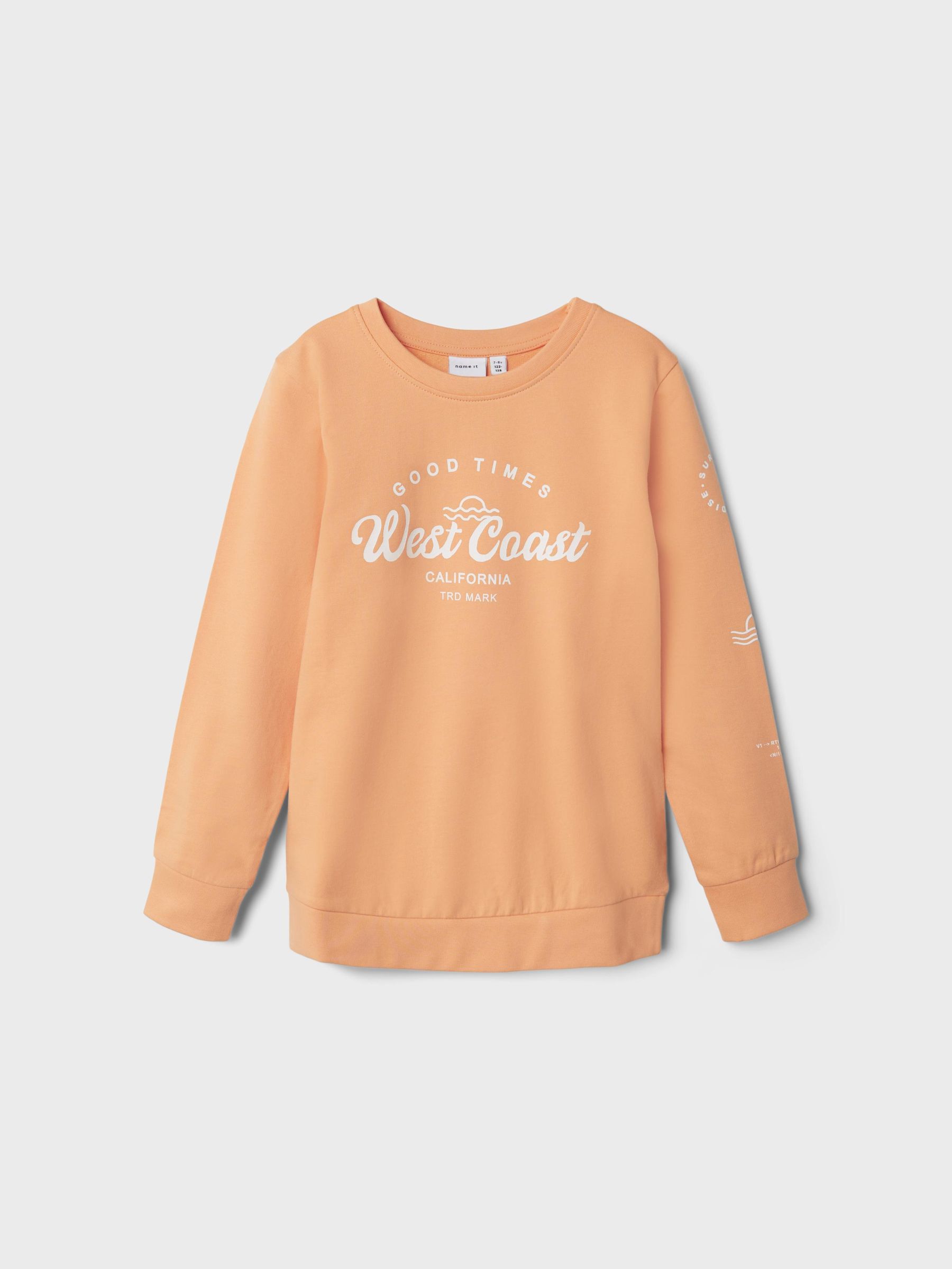 WEST COAST SWEATSHIRT (Orange) da name it kids | Name it®