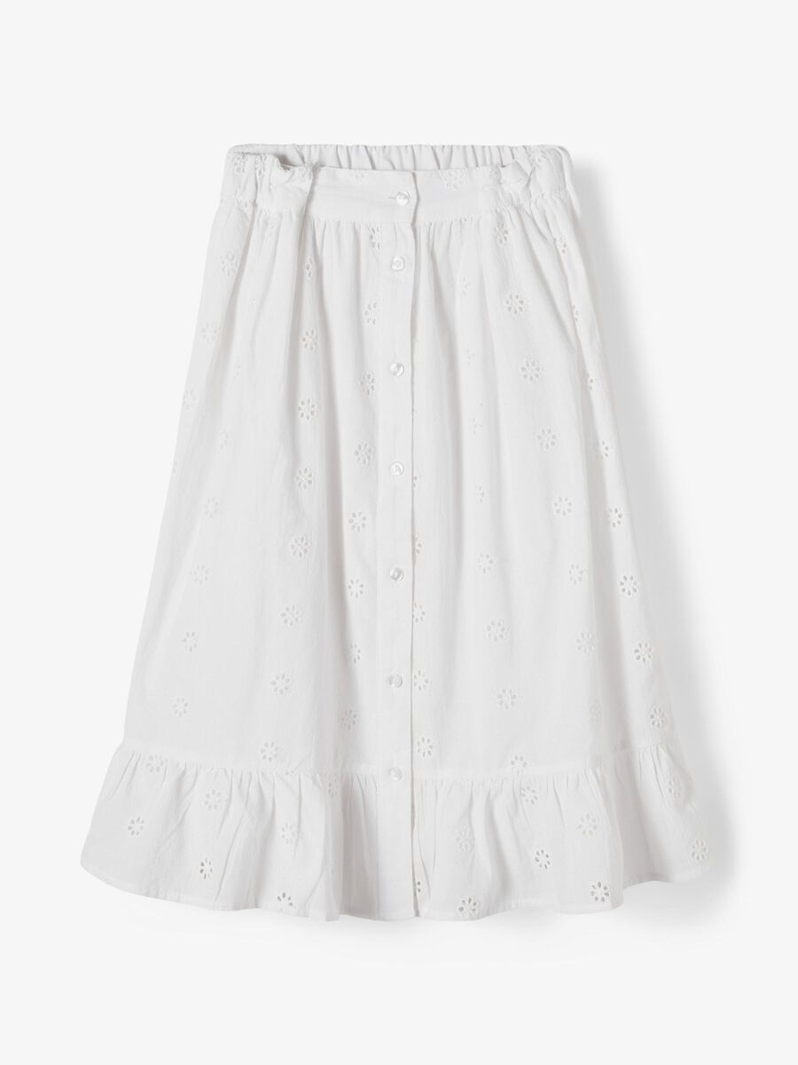 Name it LANGE BRODERIE ANGLAISE ROK, Bright White, highres - 13188238_BrightWhite_003.jpg