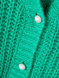 Product image thumbnail - CHUNKY KNITTED CARDIGAN, Emerald | 5