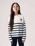 Product image thumbnail - &Agrave; RAYURES PULL EN MAILLE, Dark Sapphire | 2