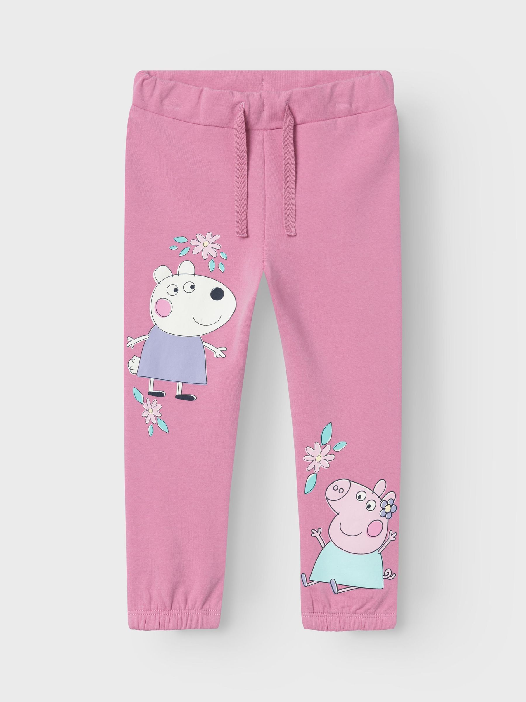 PEPPA PIG SWEATPANTS Toddler Girls Pink NAME IT UK