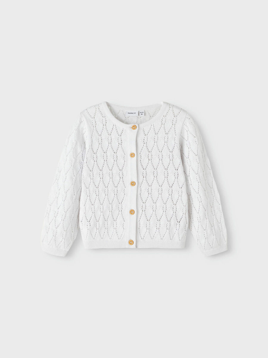 Name it À MANCHES LONGUES CARDIGAN EN MAILLE, Bright White, highres - 13214301_BrightWhite_003.jpg