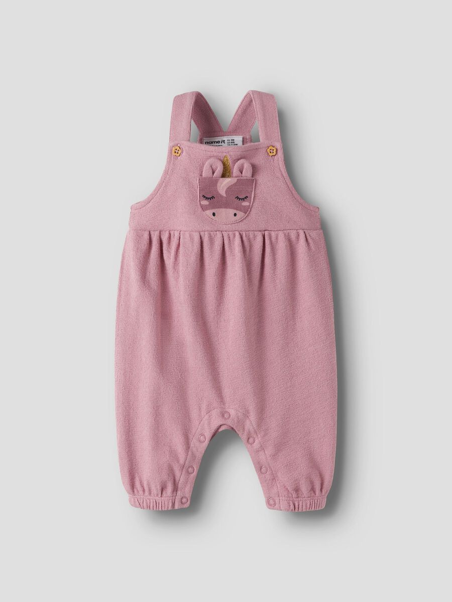 Product carousel image 1 ORGANIC COTTON OVERALLS, Lilas