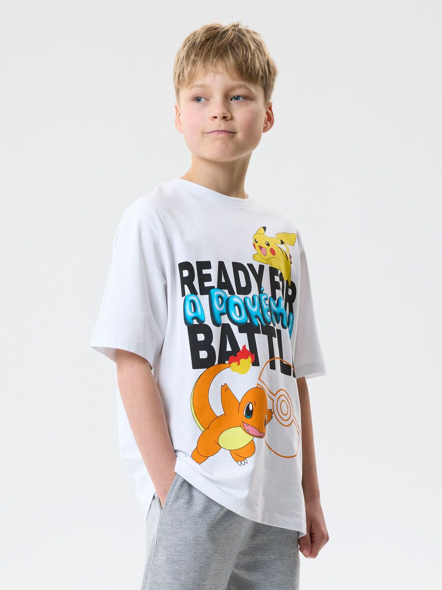 Product carousel image 1 POKEMON PRINT T-SHIRT, Bright White