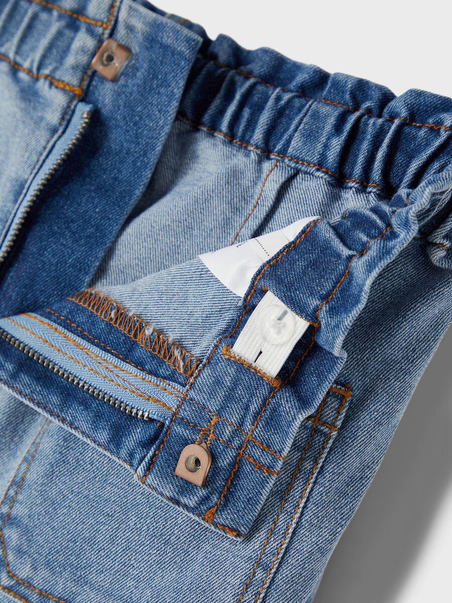 Carousel image - HIGH WAIST MOM JEANS, Light Blue Denim | 5