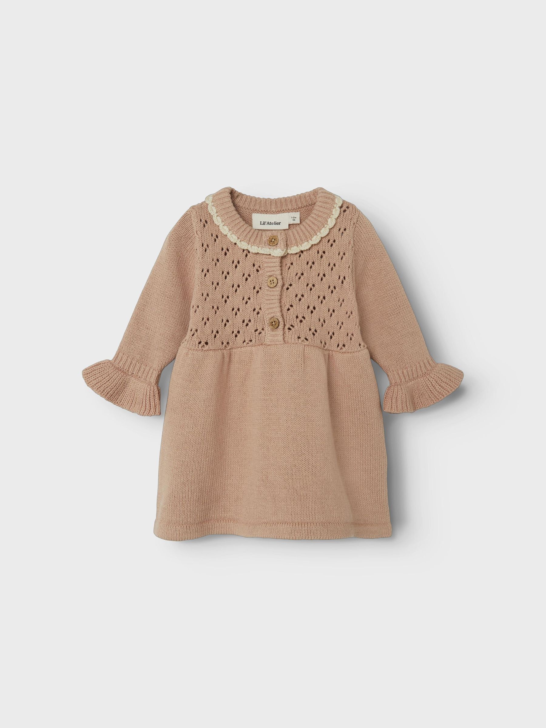 Gebreid jurkje store baby