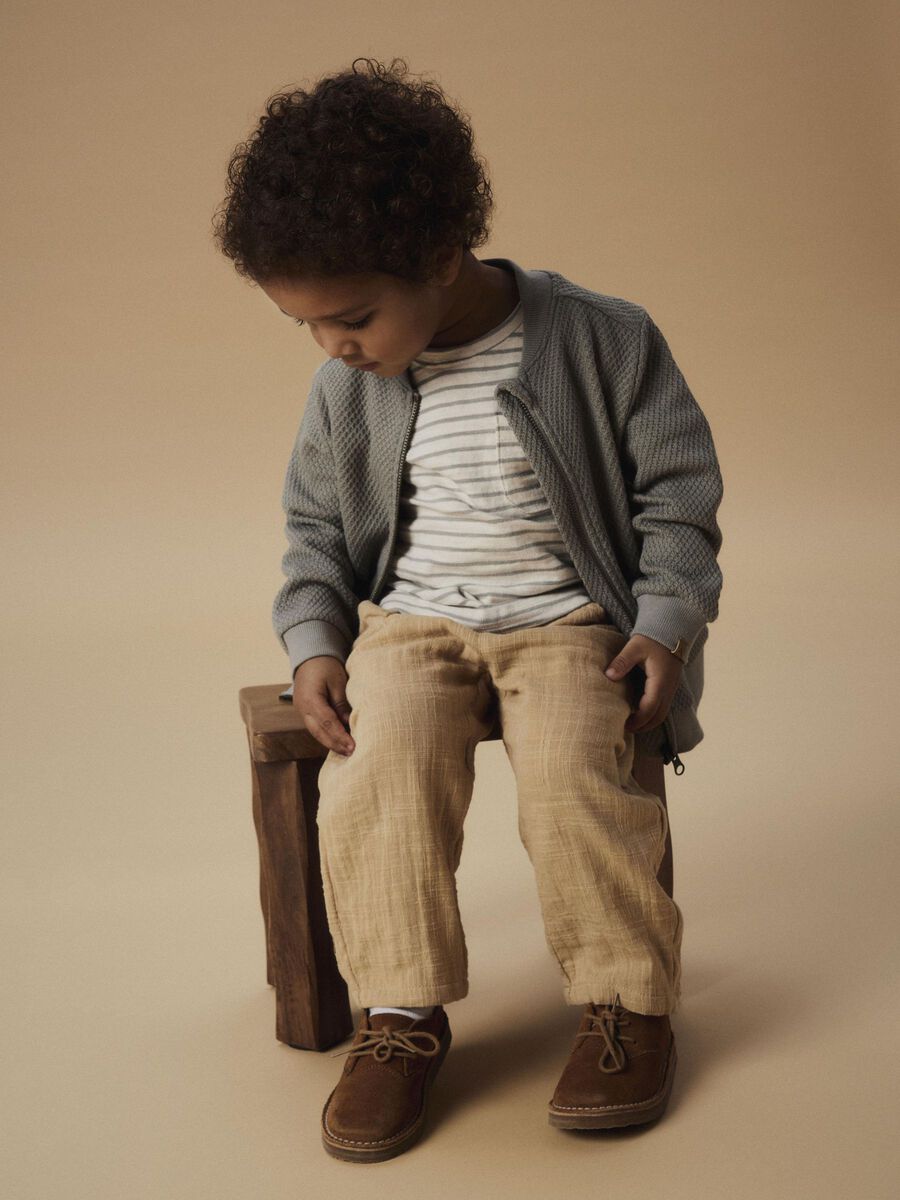 Name it ORGANIC COTTON SWEAT CARDIGAN, Forest Fog, highres - 13240812_ForestFog_007.jpg