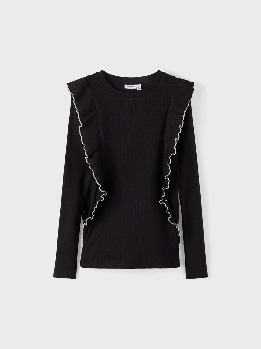 Name it RIB KNITTED TOP, Black, highres - 13210652_Black_003.jpg
